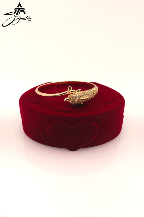 Dolphin Radiance Zircon Bangle - Image 3