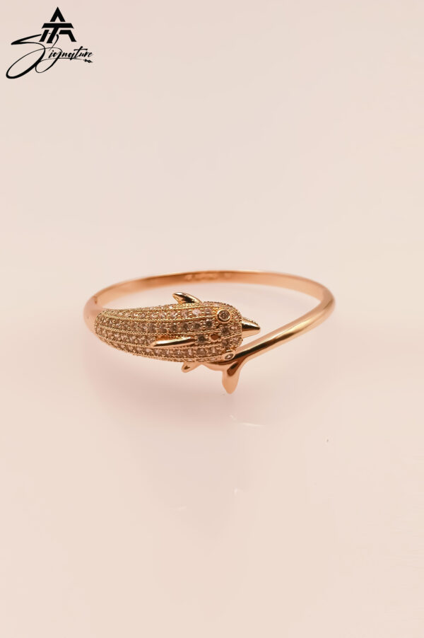 Dolphin Radiance Zircon Bangle - Image 2