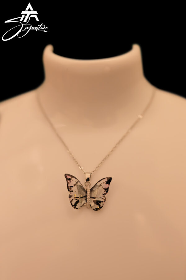 Bohemian Crystal Wings Locket Chain - Image 3