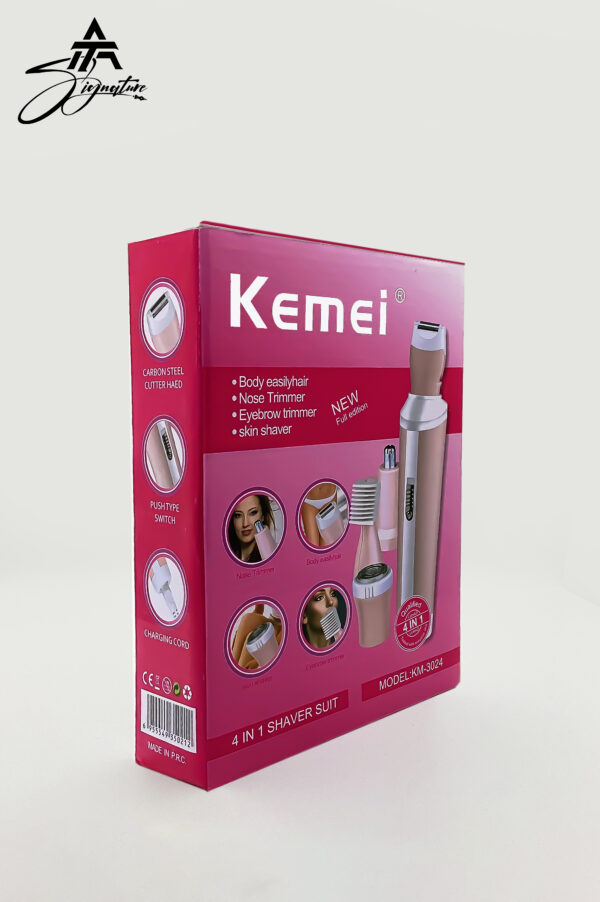 KEMEI 4-in-1 Hair Epilator - Model KM-3024 - Image 2