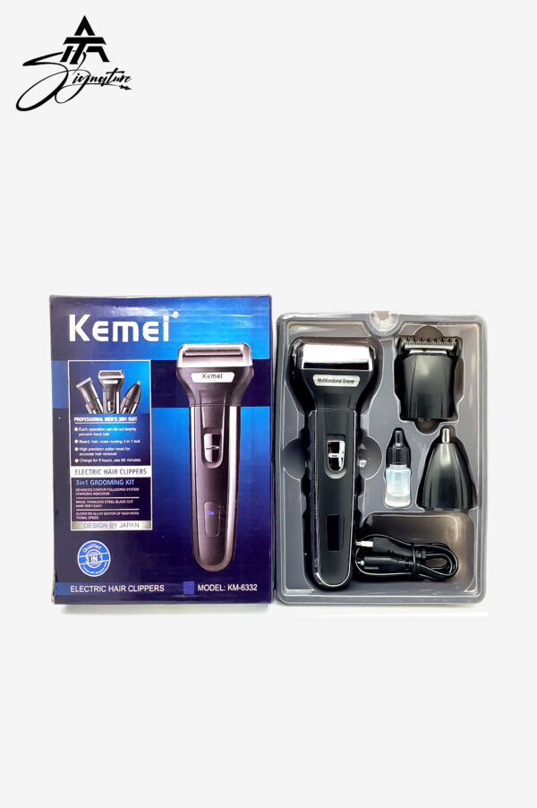 Kemei 3-in-1 Electric Hair Clippers - Model KM-6332 - Image 3