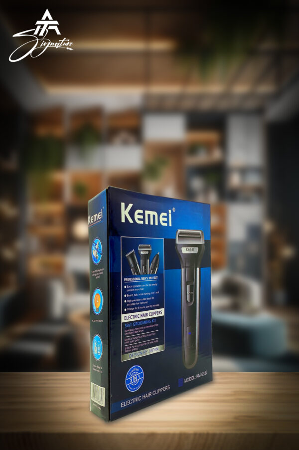 Kemei 3-in-1 Electric Hair Clippers - Model KM-6332