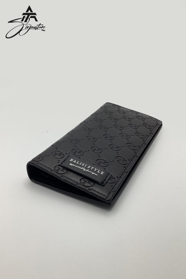 Balisi Elite Gucci-Style Mobile & Card Wallet – Black - Image 2