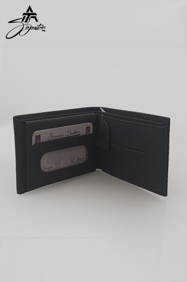 Gentleman’s Classic Leather Wallet – Grey - Image 4