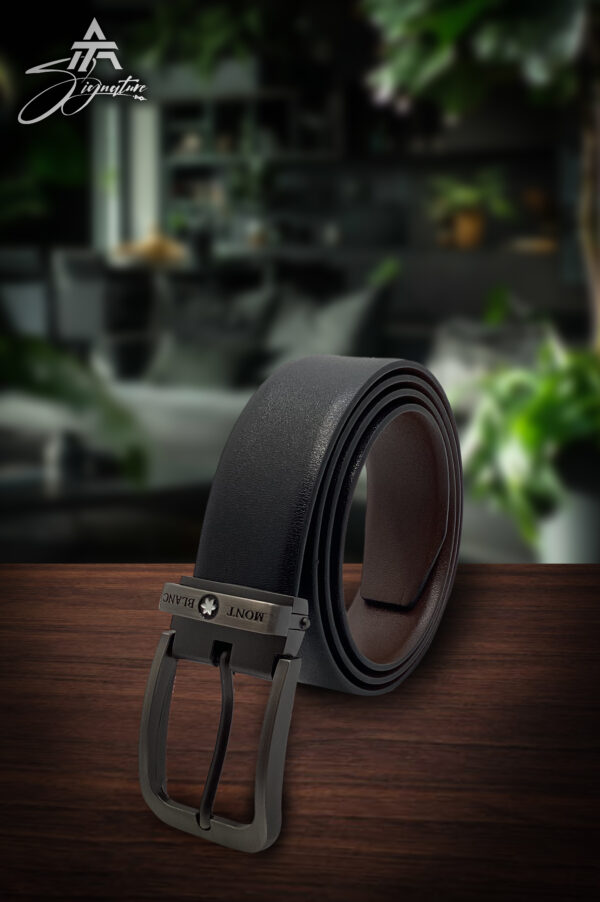 Mont Blanc Premium Imported Leather Belt – Exclusive Edition by AT Signature