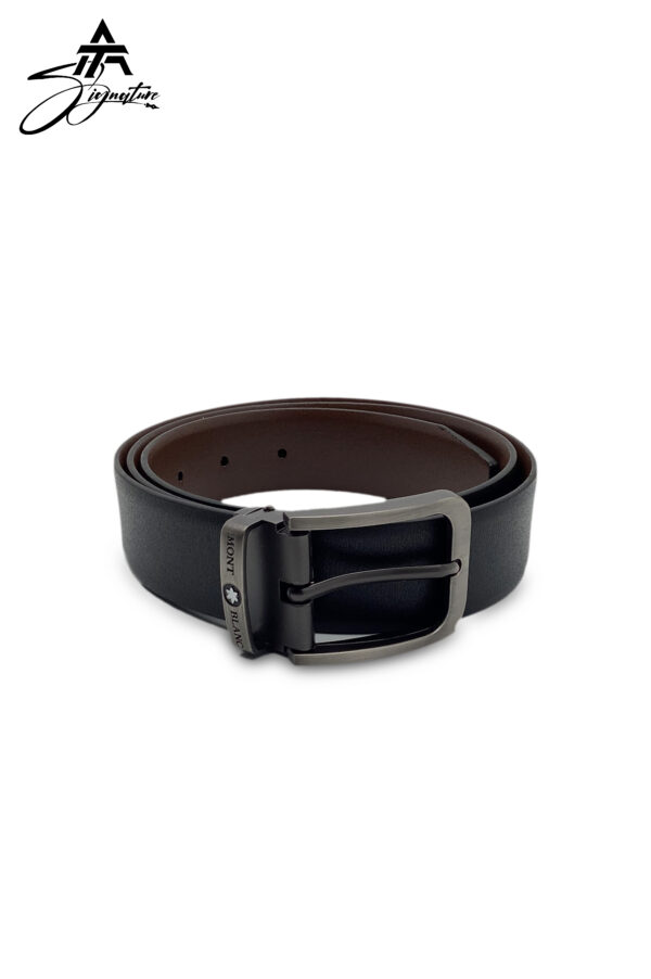 Mont Blanc Premium Imported Leather Belt – Exclusive Edition by AT Signature - Image 3